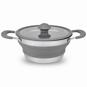 1.5 L Collapsible Camping Pot