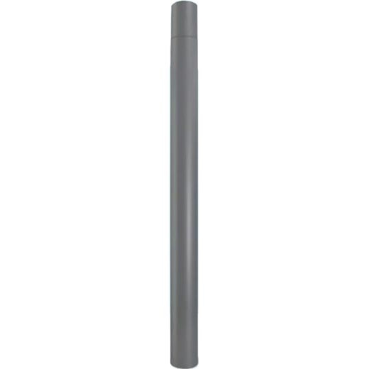 1 m Extension Pole for BASE Outdoor Lighting Post, Gray