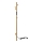 10.3 x 118 cm Stainless Steel/Gold Towel Rail