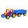 102 cm Tractor with Trailer - Red/Blue/Yellow