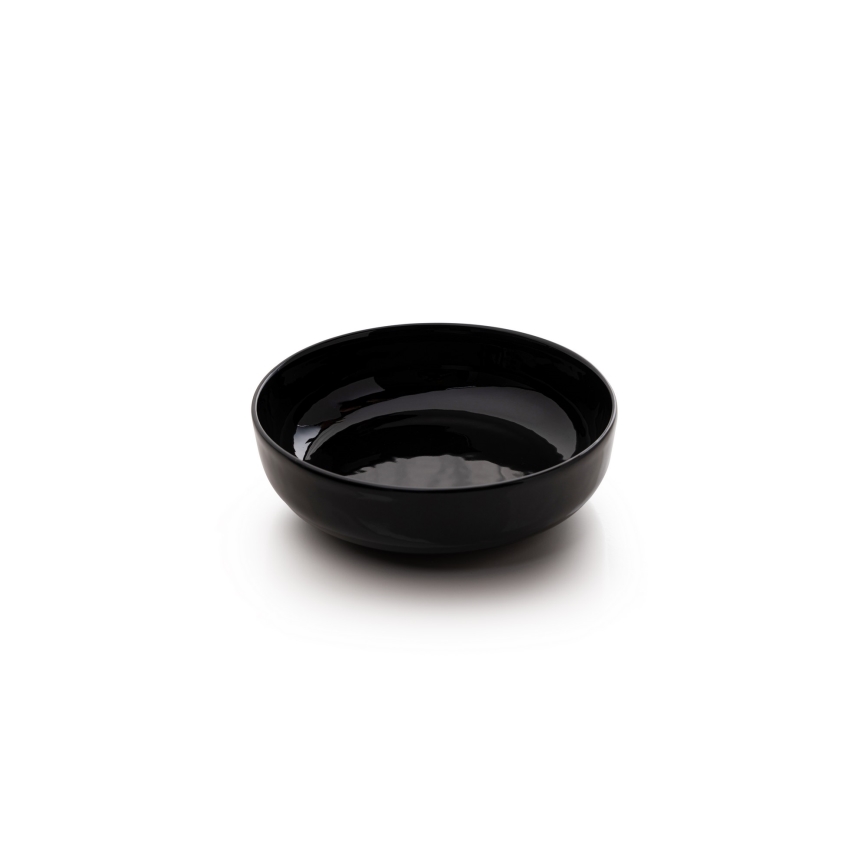 12-piece black porcelain dinner set