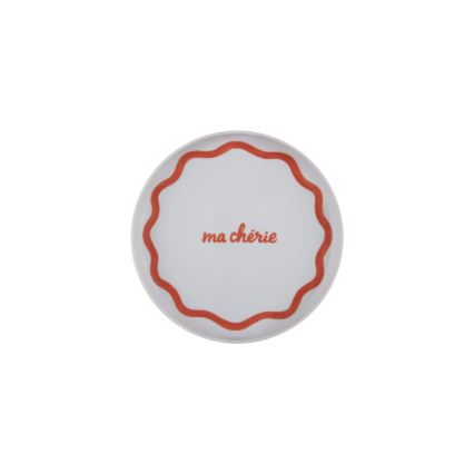 12-piece dinner set red/blue/white/porcelain