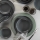 12-piece gray porcelain dinner set