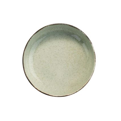 12-piece green porcelain dinner set