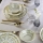 12-piece multicolored porcelain dinner set