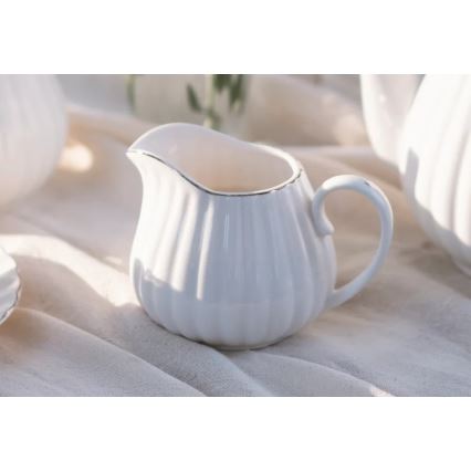 15-piece white porcelain coffee set