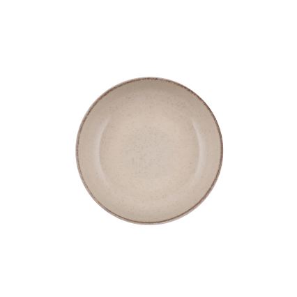 16-piece beige/porcelain dinner set