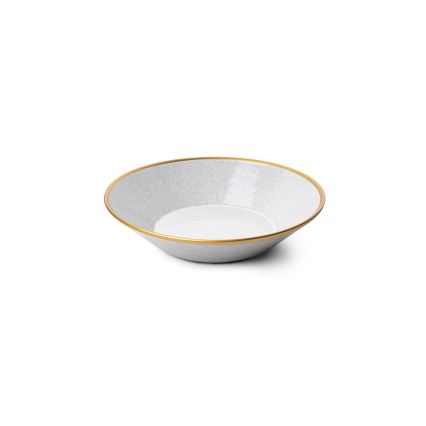 16-piece dining set grey/gold/porcelain