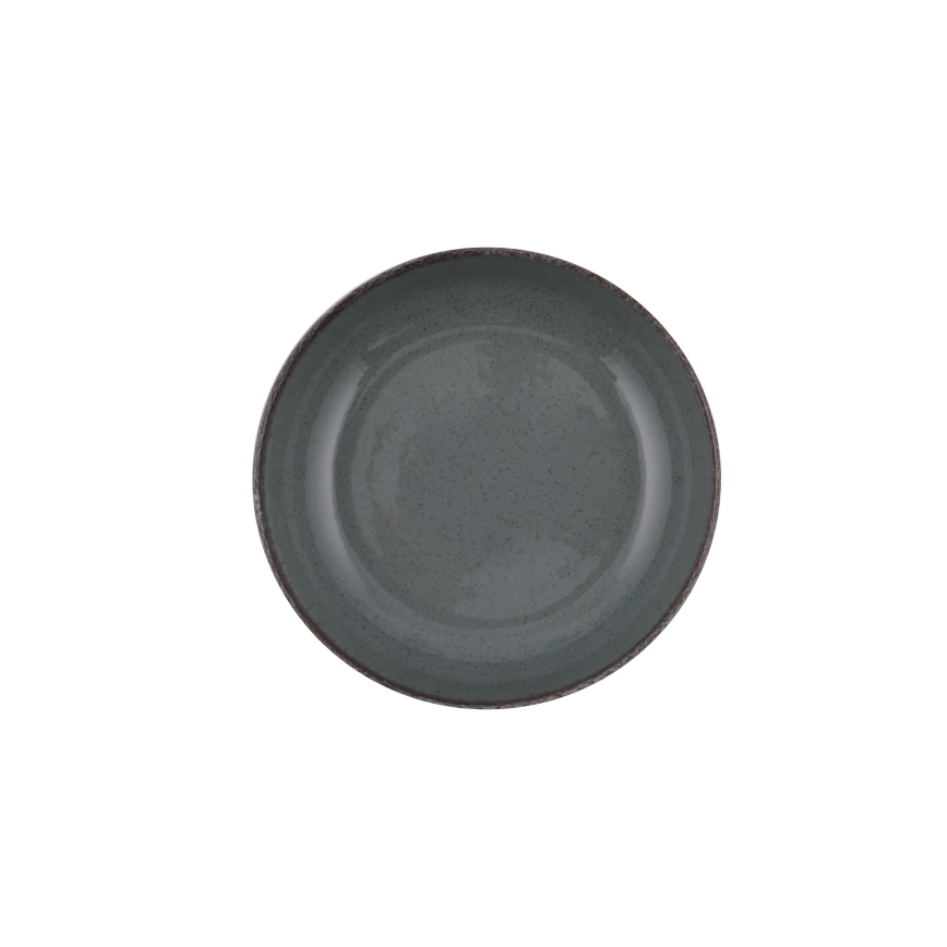 16-piece gray porcelain dinnerware set