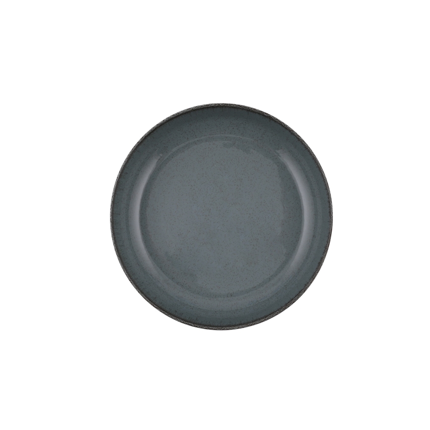 16-piece gray porcelain dinnerware set