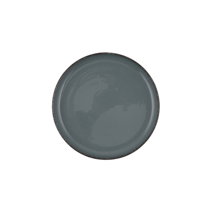 16-piece porcelain dining set in gray