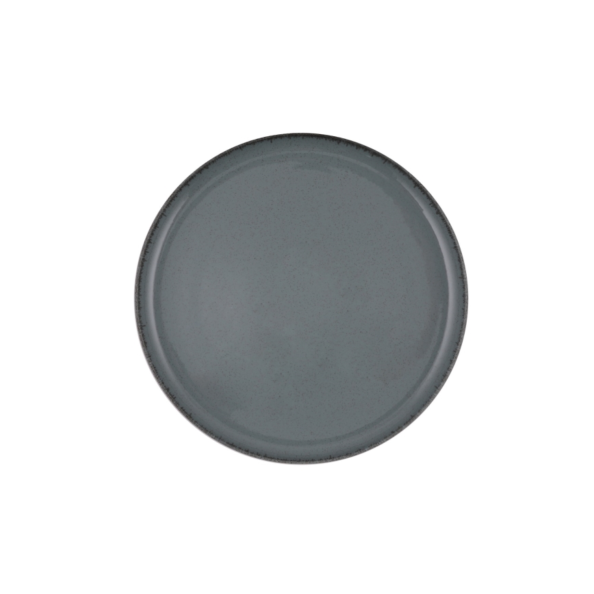 16-piece porcelain dining set in gray