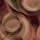 16-piece porcelain dinner set in brown/beige