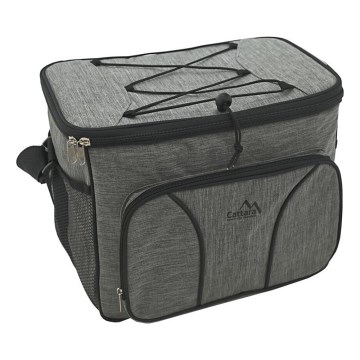 18 L Grey Insulated Cooler Bag