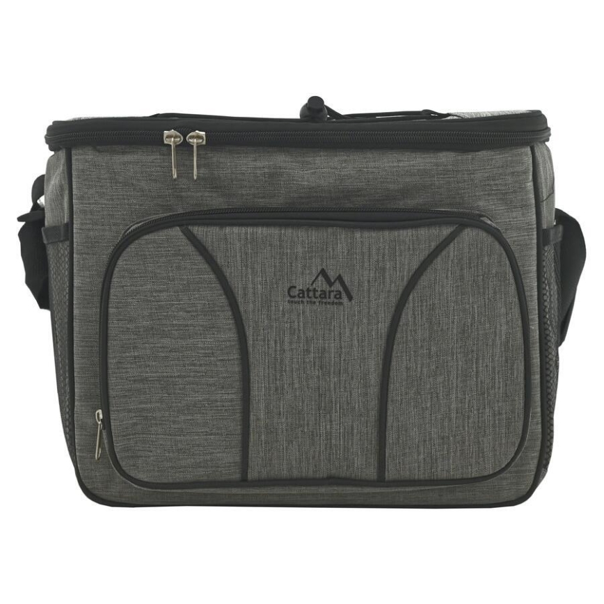 18 L Grey Insulated Cooler Bag