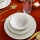 18 pcs White/Porcelain Dinner Set
