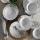 18 pcs white/porcelain dinnerware set