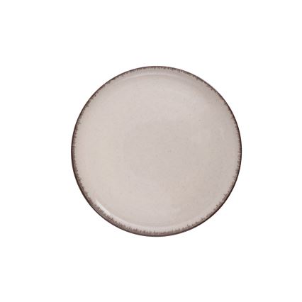 18-piece beige porcelain dinnerware set