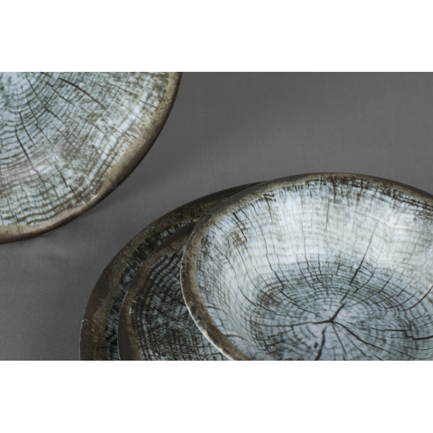 18-piece Blue/Porcelain Dinner Set