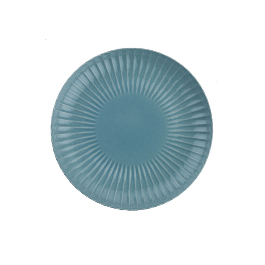 18-piece blue porcelain dinner set