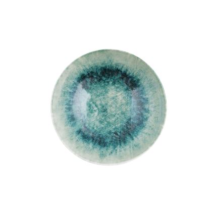 18-piece blue porcelain dinnerware set