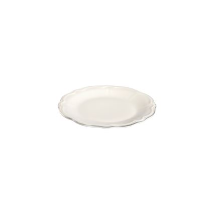 18-piece dinner set cream/silver/porcelain