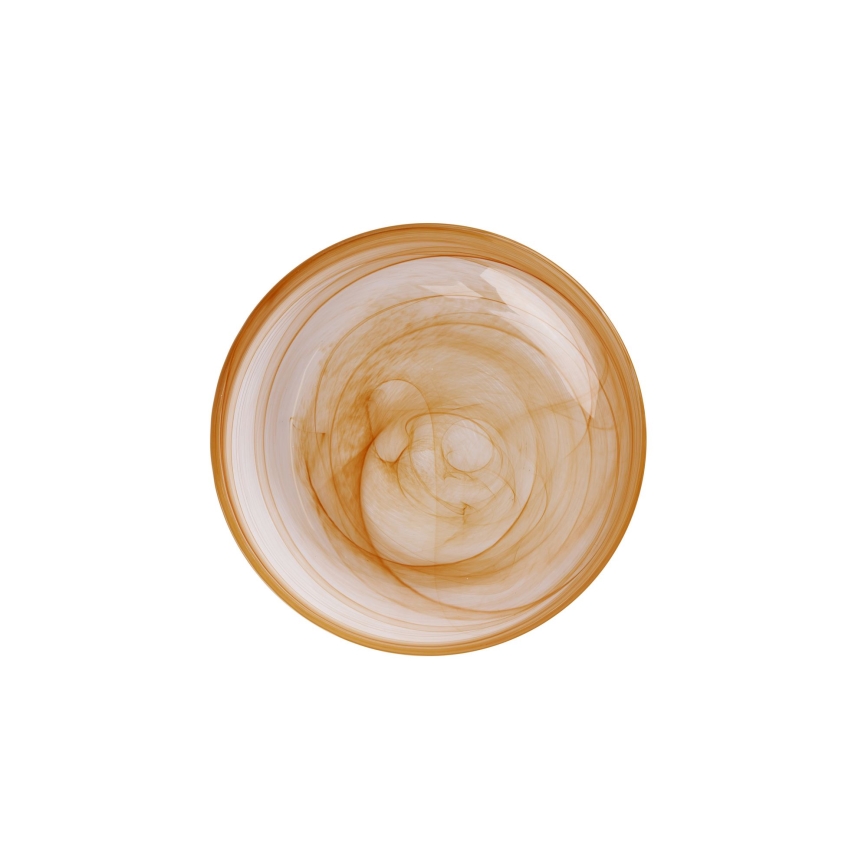 18-piece dinner set, orange/glass