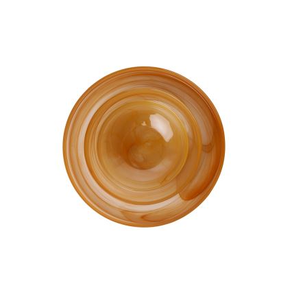 18-piece dinner set, orange/glass