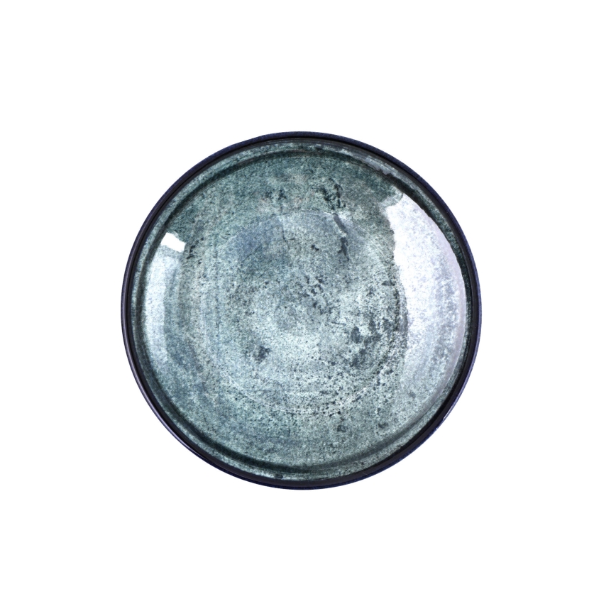 18-Piece Dinnerware Set – Blue Porcelain