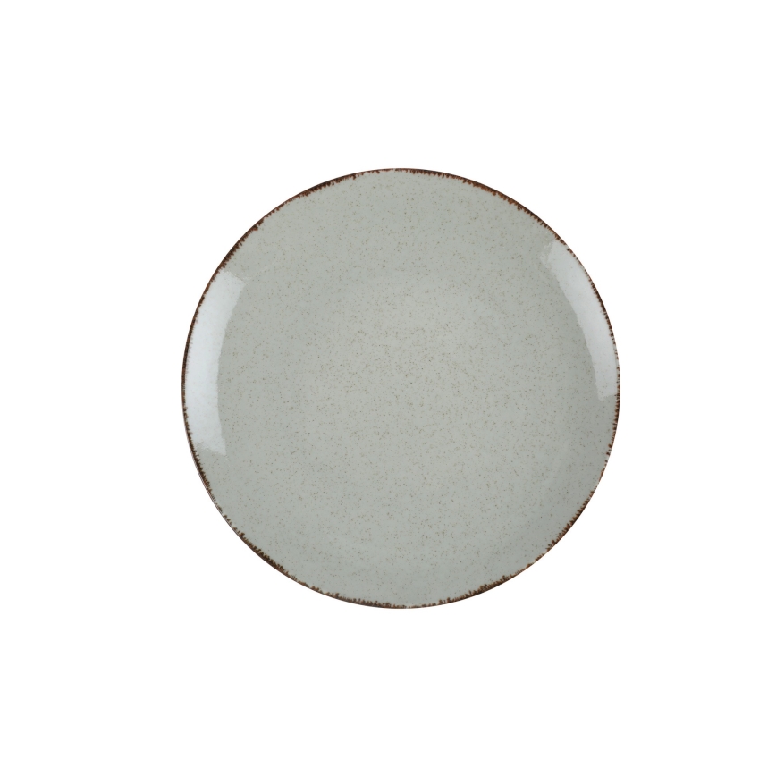 18-piece green porcelain dinner set