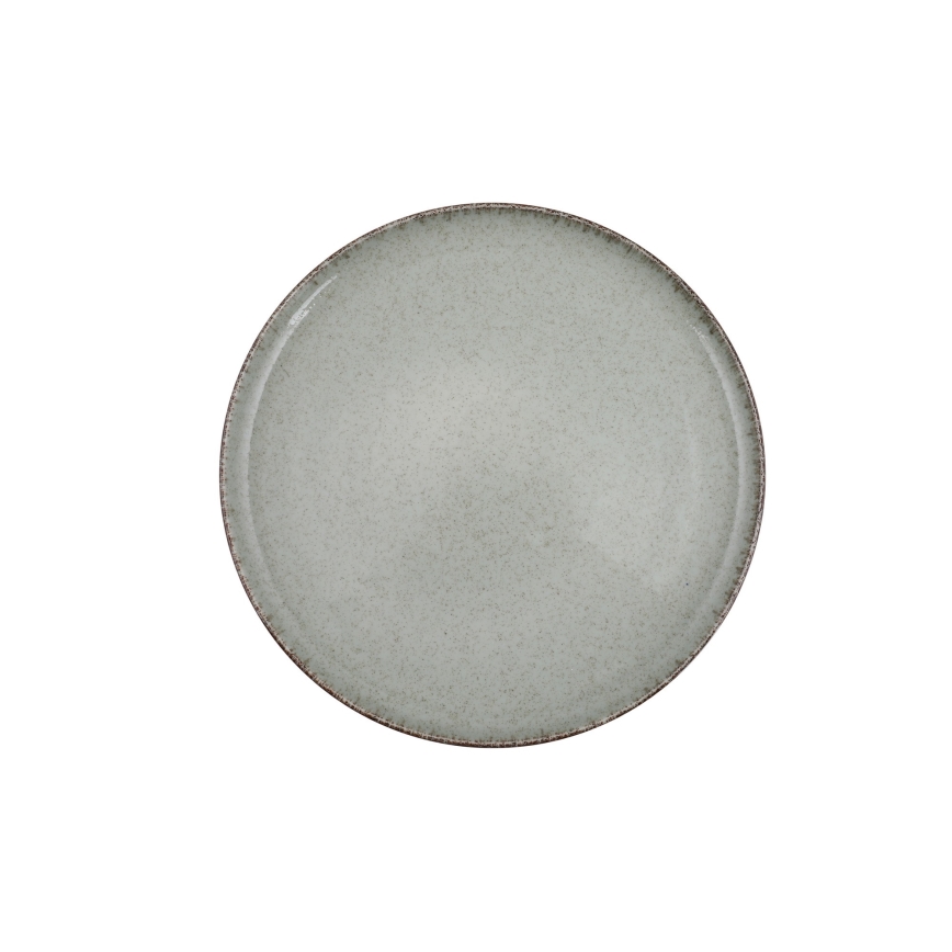 18-piece Green Porcelain Dinner Set