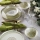 18-piece green porcelain dinner set