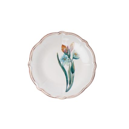 18-piece vibrant multicolored porcelain dinner set