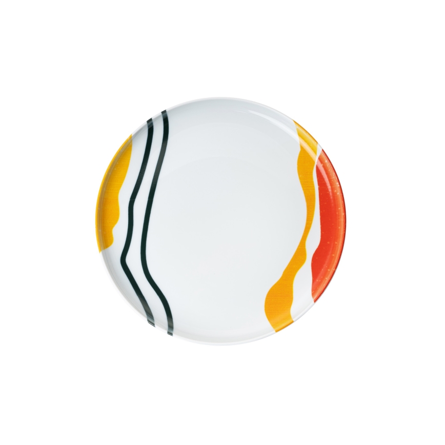 18-Piece Vibrant Porcelain Dinner Set