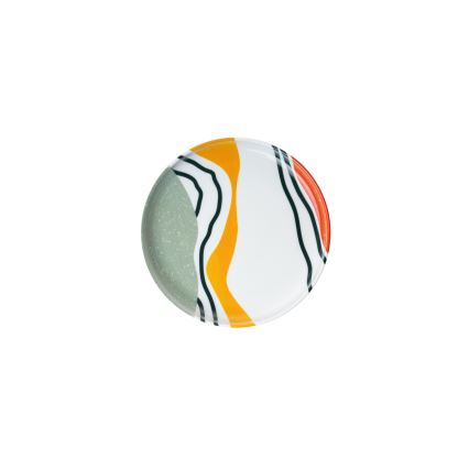 18-Piece Vibrant Porcelain Dinner Set