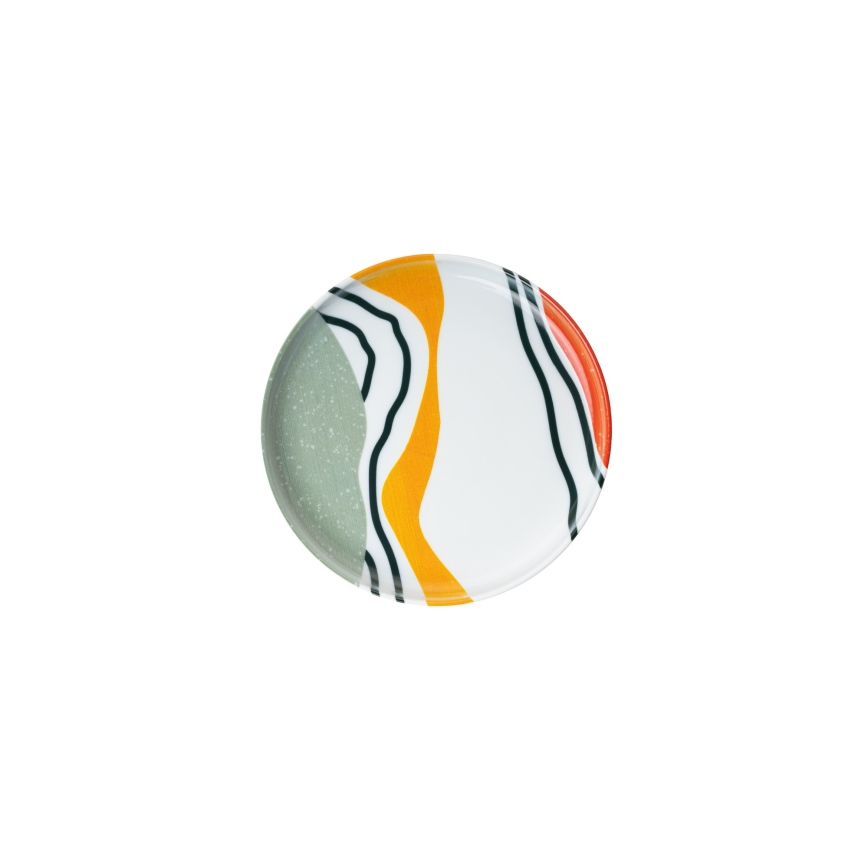 18-Piece Vibrant Porcelain Dinner Set