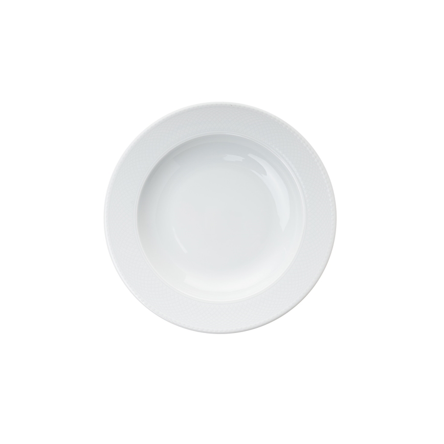 18-piece White Porcelain Dinner Set