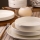 18-piece white porcelain dinner set