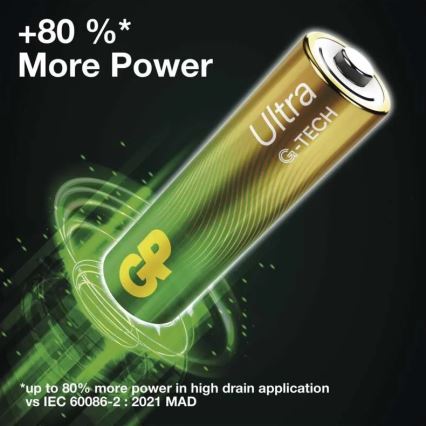 2 pcs Alkaline battery C GP ULTRA 1,5V