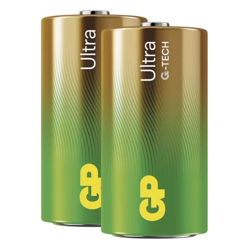 2 pcs Alkaline battery C GP ULTRA 1,5V