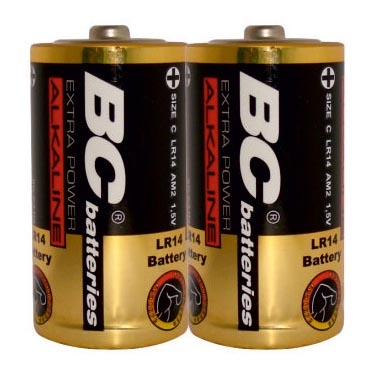 2 pcs Alkaline battery EXTRA POWER C 1,5V