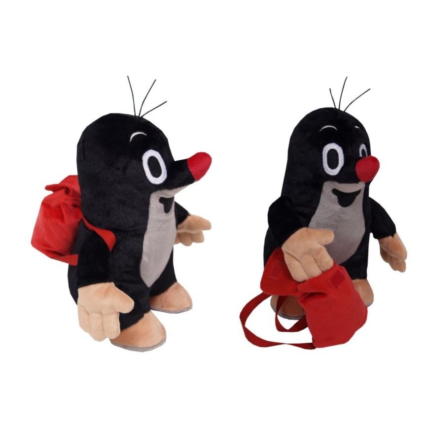 20 cm Plush Mole with Backpack
