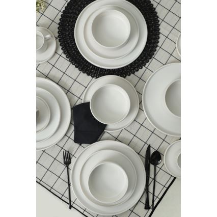 20-piece dinnerware set white/ceramic