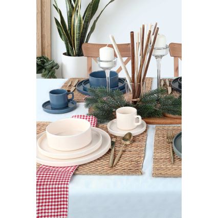 20-piece Multicolored Stoneware Dinner Set