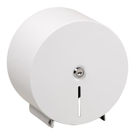 20 x 20 cm Paper Dispenser – Stainless Steel / White