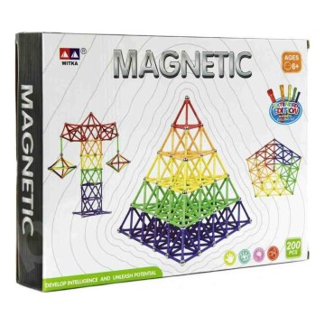 200-piece Magnetic Building Set