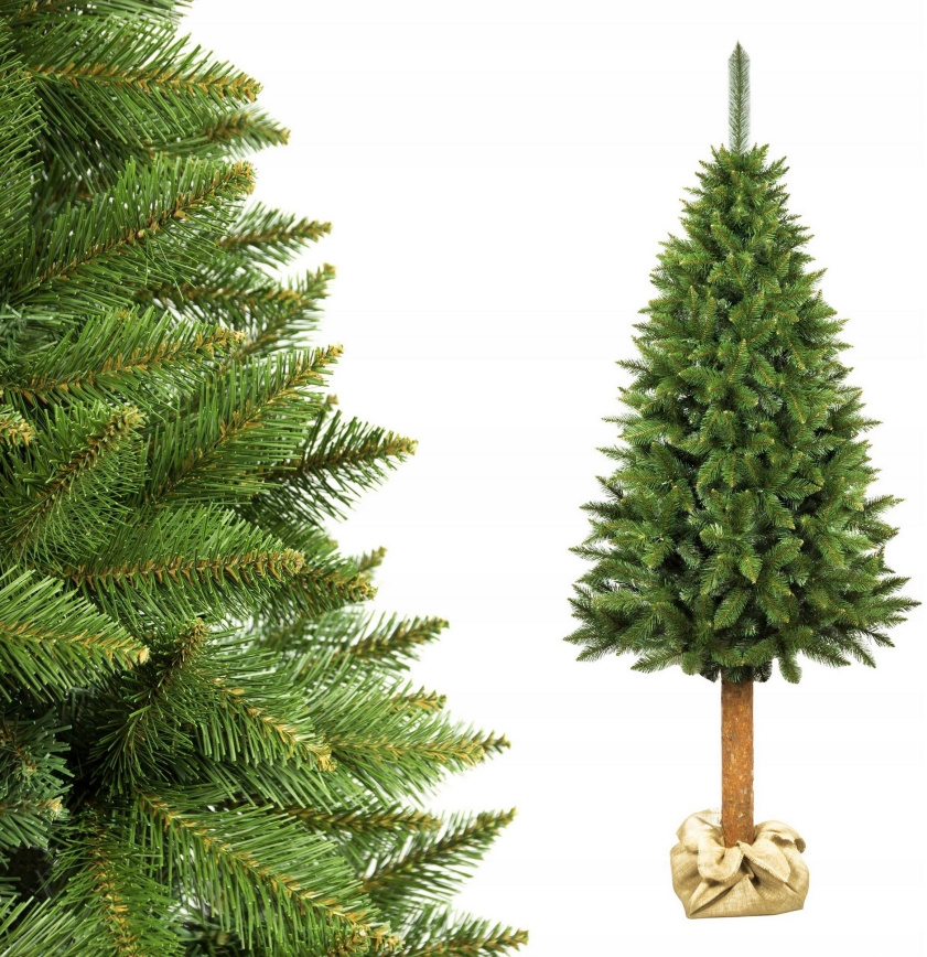 220 cm Spruce Christmas Tree with Trunk