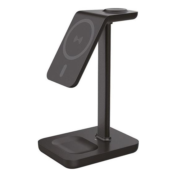 23W 3-in-1 Desktop Wireless Charger