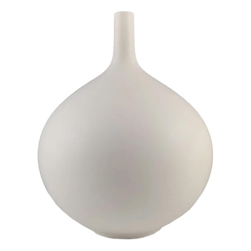 24 cm White Ceramic Vase