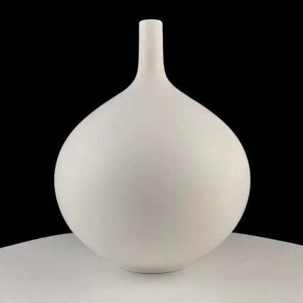 24 cm White Ceramic Vase